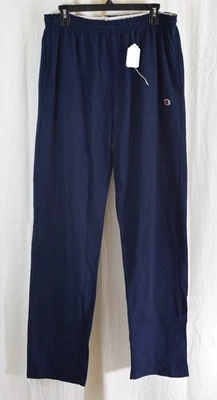 Pantalones de salón Champion para hombre ligeros con dobladillo abierto azul marino talla grande alto Foto 1 de 3