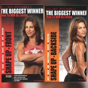 The Biggest Winner Complete Body Workout Jillian Michaels 2 DVDs Sealed Shape Up - Picture 1 of 4