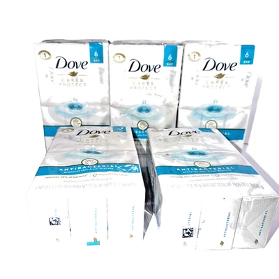 (30) Crema hidratante barra de belleza antibacteriana Dove Care Protect 3,17 oz 5-6 piezas Foto 1 de 4