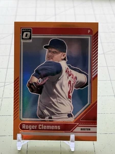 2024 Panini Donruss - Optic Roger Clemens #41 Orange Prizm /199 Boston Red Sox - Picture 1 of 6