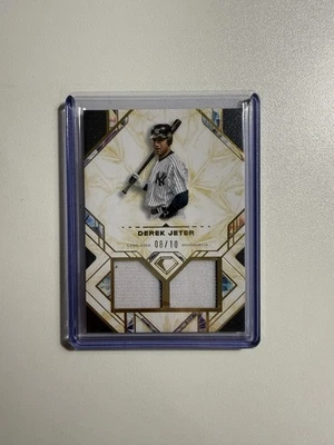 2025 Diamond Icons- Derek Jeter GAME USED MEM /10 #SPDR-DJ - Image 1 of 2