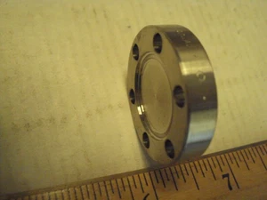 Mini (1.33) conflat double sided blank; 1/4" thick; non-rotatable - Picture 1 of 1