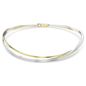 NEW Swarovski Hyperbola Choker Round Cut White w/Mixed Metal Finish - Picture 1 of 4