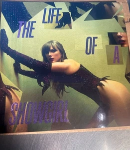 Taylor Swift The Life of a Showgirl Shiny Bug Ed Violet Shimmer Marbled Vinyl - Picture 1 of 6