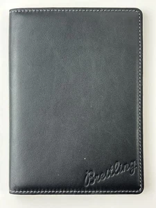 Breitling Leder Passport Case Holder Cover Wallet - Bild 1 von 6