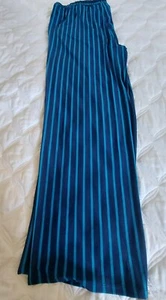 Pair of Antthony  Blue & Turquois  , Wide leg Pants  NWT XL - Picture 1 of 6