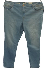 NWT Universal Thread Blue Plus Size 24W Jeans High Rise Skinny Cotton  Stretch - Picture 1 of 3