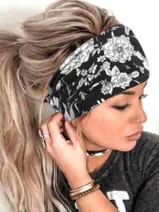 Banda para el cabello bohemia bohemia con estampado floral NUEVA con caja de regalo - Gran regalo - - Imagen 1 de 4