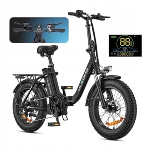 20 Zoll E-Bike 350W 36V 13AH Klapprad Elektrofahrrad 7 Gang 25KM/H Herren/Damen - Bild 1 von 16