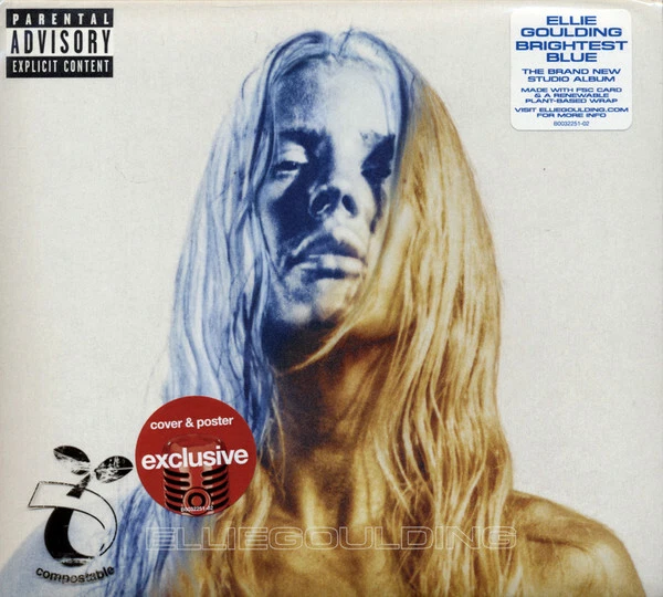 Ellie Goulding Brightest Blue CD W Target Poster & Cover Pop Wrld 2020