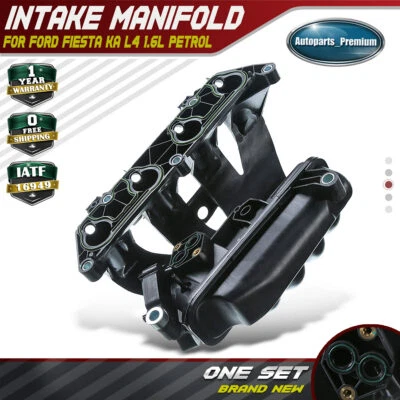 Kit colector de admisión superior México para Ford Fiesta 2003-2014 Ka 2001-2007 L4 1.6L Foto 1 de 4