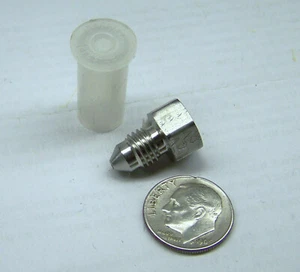 PARKER 2PNTX-SS NEW STAINLESS STEEL MALE 1/8" DASH-2 37* FLARE HEX HEAD PLUG - Picture 1 of 8