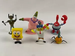 2014 Simba Toys Spongebob Schwammkopf Figuren Mr Krabs Thaddäus Plankton X6 - Bild 1 von 5