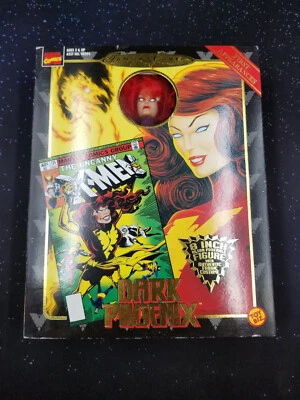 Figura de 8" Dark Phoenix ToyBiz 1998 Marvel Comics famosa serie de portadas X-Men nueva en caja Foto 1 de 4