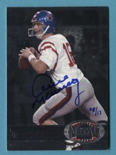 2012 FLEER RETRO ARCHIE MANNING 1997-98 METAL PMG AUTOGRAPH CARD #M-30 #'D 08/17