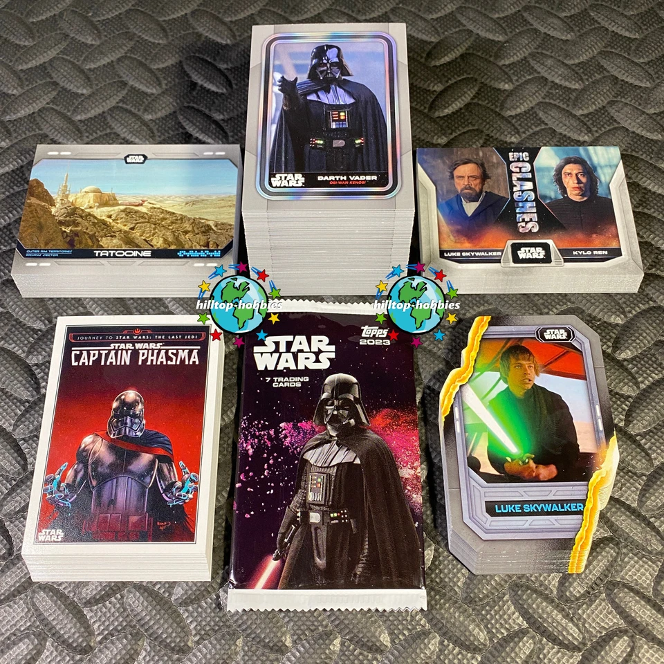 2023 TOPPS STAR WARS FLAGSHIP TRADING CARDS COMPLETE 200-CARD MASTER SET+WRAPPER - Image 1 of 1