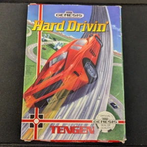 Hard Drivin' [Carboard Box] (Sega Genesis, 1991) ohne Handbuch | Original | getestet - Bild 1 von 9