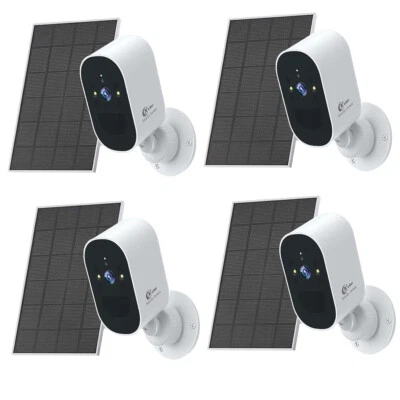 XVIM Solar Battery Powered Wireless WiFi Outdoor Home Security Camera System - Image 1 of 4