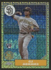 2022 TOPPS UPDATE 1987 CHROME SILVER PACKS CJ ABRAMS RC #T87C-41