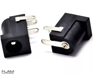 Connecteur à souder prise DC femelle 6,5 x 2mm / Power supply female connector - Foto 1 di 10