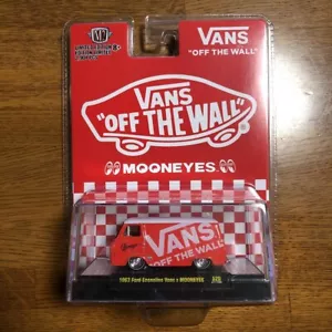 New Vans × Mooneyes 1:64 scale 1963 Ford Econoline Die-cast Toy Car M2 Machines - Picture 1 of 3