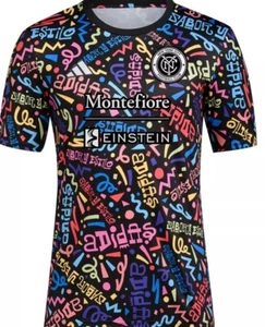 NEW Adidas NYCFC New York City FC Football Club Pre Match Soccer Jersey Mens L - Picture 1 of 7