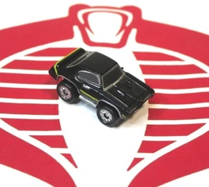 Micro Machines Vehicle Pontiac '68 GTO 1968 Black Yellow Stripe Car Galoob 1986 - Picture 1 of 1