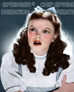 JUDY GIRLANDE als DOROTHY "VERÄNGSTIGT" #2- OZ | 8x10 FARBFOTO VON CHIP SPRINGER - Bild 1 von 1