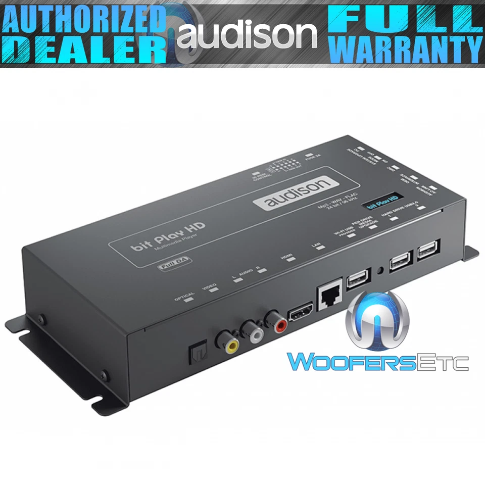 AUDISON BIT PLAY HD HIGH RESOLUTION IN CAR MULTIMEADIA PLAYER REPRODUCTION 24BIT - Image 1 of 2