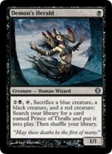 1x Demon's Herald NM, English MTG Shards of Alara