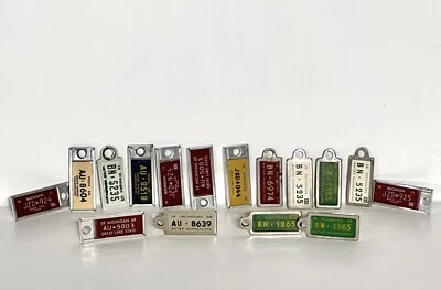 Disabled American Veterans LICENSE Plates LOT OF 16 MICHIGAN 1957-1971 VTG - Image 1 of 4