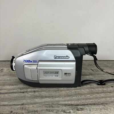 PANASONIC PV-L353D Compact VHS VHSC VHS-C Camcorder Powers Up NOT TESTED - Image 1 of 4