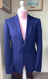 Circle of Gentlemen Men Royal Blue Sandford Low Blazer 42UK 52EU RRP £499 - Picture 1 of 10