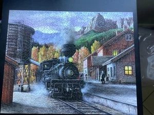 Springbok "Mountain Express" TRAIN 1000 Piece Jigsaw Puzzle, made in USA - Picture 1 of 5