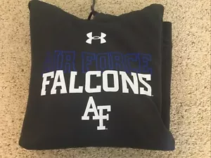 Air Force Falcons Under Armour Kapuzenpullover L grau Hoodie - Bild 1 von 4