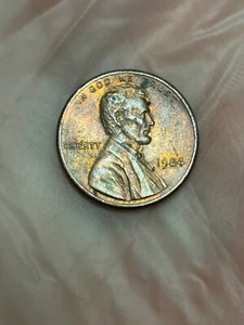 1984 lincoln penny die chip date error + double - Bild 1 von 6