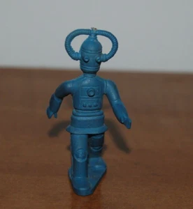 Vintage Marx Tom Corbett Rex Mars DR Who Cyberman Roboter Alien Gummi Figur - Bild 1 von 9