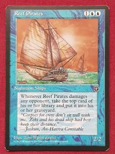 Magic The Gathering HOMELANDS REEF PIRATES A blue card MTG - Picture 1 of 2