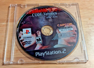Resident Evil Code Veronica X (PS2, 2001) - Disc Only - Black Label - Image 1 of 4