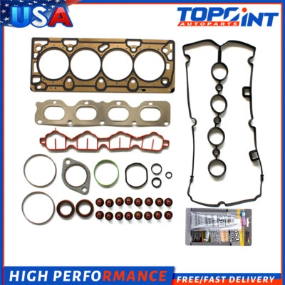 Conjunto de junta de cabeça compatível com 2009-2011 2010 Chevrolet Aveo Pontiac G3 1.6L DOHC 16V LXV - Imagem 1 de 4