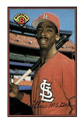1989 Bowman #442 Willie McGee - Image 1 of 2