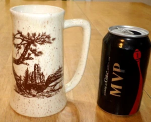 [HANDMADE] "BRYCE CANYON NATIONAL PARK", [JUMBO] Ceramic Beer Mug, USA #1960's - Picture 1 of 13