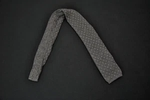Brunello Cucinelli Knit Tie Narrow Slim Gray Square 11024RB - Bild 1 von 5