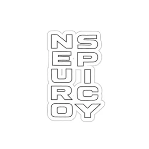 Vertical Neuro Spicy Kiss-Cut Stickers - Picture 1 of 7