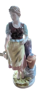 20 Inch High Figurine – Royal Dux Bohemian Porcelain Water Girl (See Damage) - Picture 1 of 15