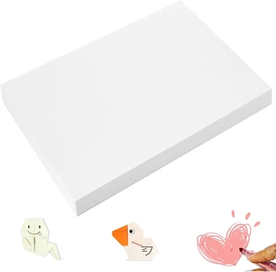 100 Sheets Arts Craft Paper for Drawing 12” X 17” White Construction Paper for C - Изображение 1 из 4