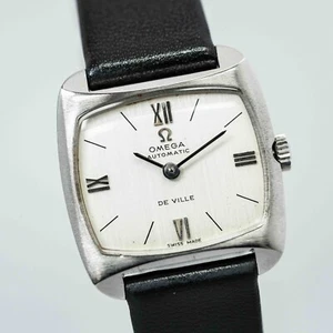 **NEAR MINT** Vintage OMEGA De Ville Cal.671 Automatic Silver Roman Womens Watch - Picture 1 of 15