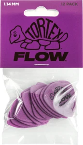 PLAYER'S PACK DE 12 MEDIATORS DUNLOP TORTEX FLOW - 1.14 mm - 558P114 - Picture 1 of 5