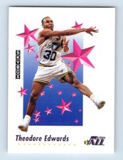 1991-92 SkyBox Blue Edwards Utah Jazz #511