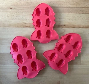 Tiki Style Rocket Ice Cube Tray Mold 3D Shape Maker Bar Party Silicone - Picture 1 of 5